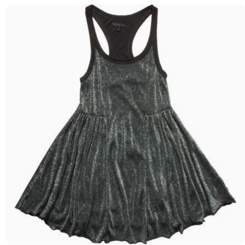 Vans silver glitter skater dress NWT